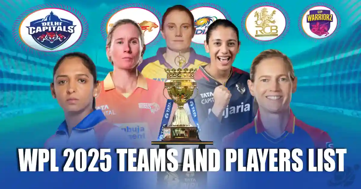 WPL 2025 Teams and Players List